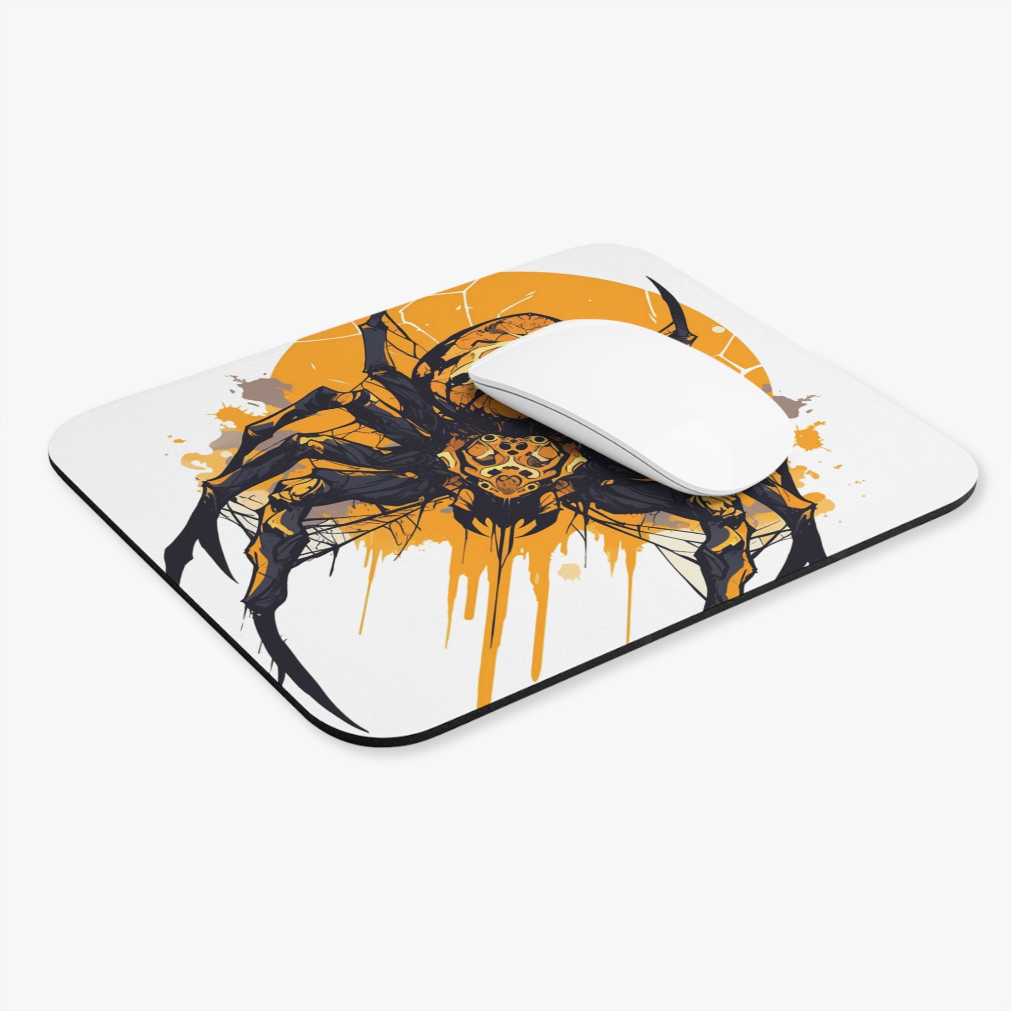 Golden Venomweaver Mouse Pad - Spider Art