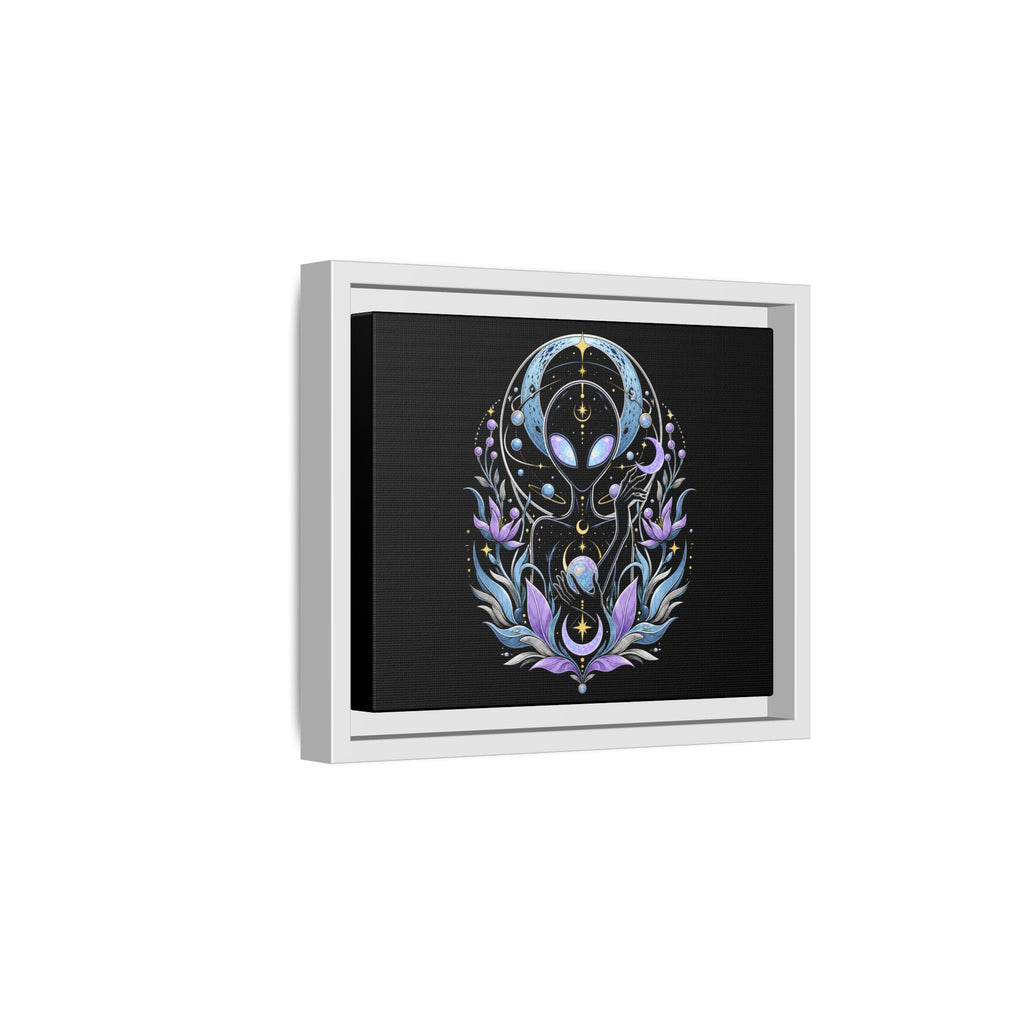 Astral Bloom Canvas Print - Framed Matte Wall Art