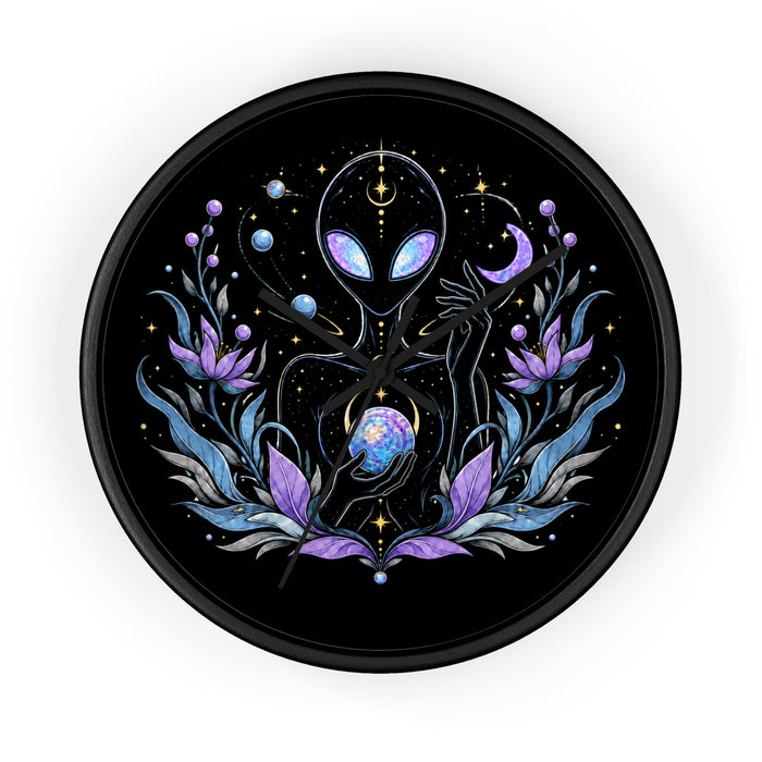 Astral Bloom - Wall Clock