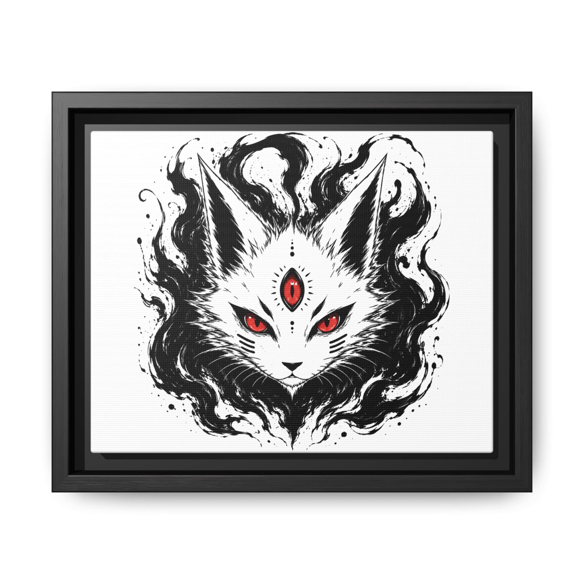 Three Eyed Fox Demon - Canvas