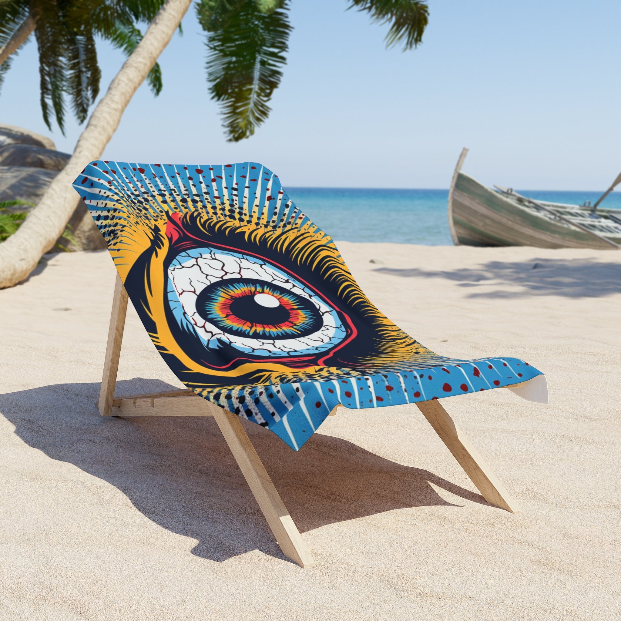 The Watcher Beach Towel