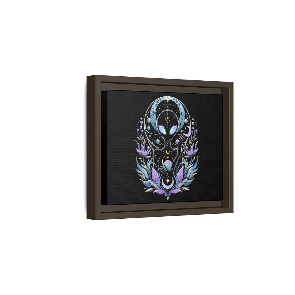 Astral Bloom Canvas Print - Framed Matte Wall Art