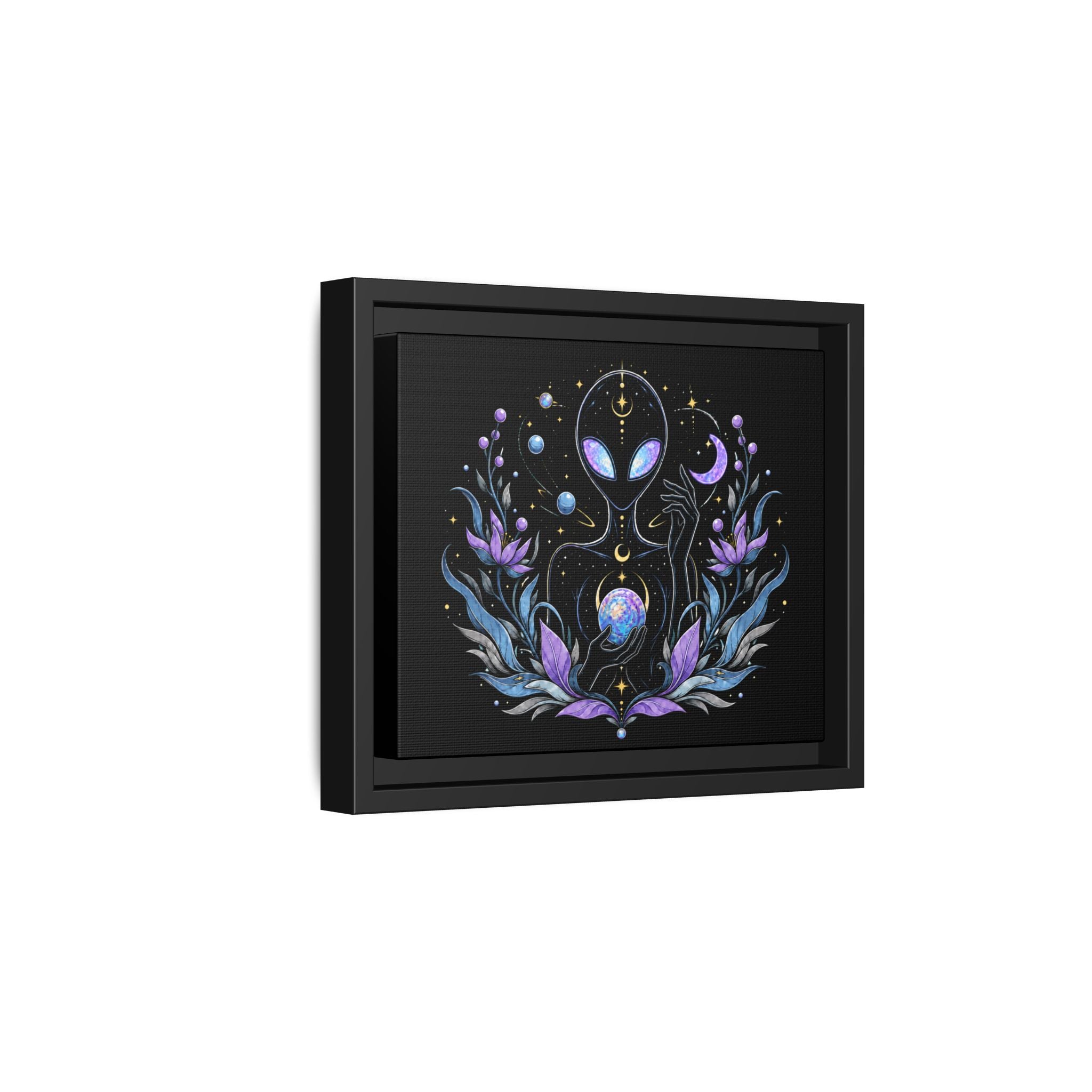 Astral Bloom - Framed Matte Wall Art
