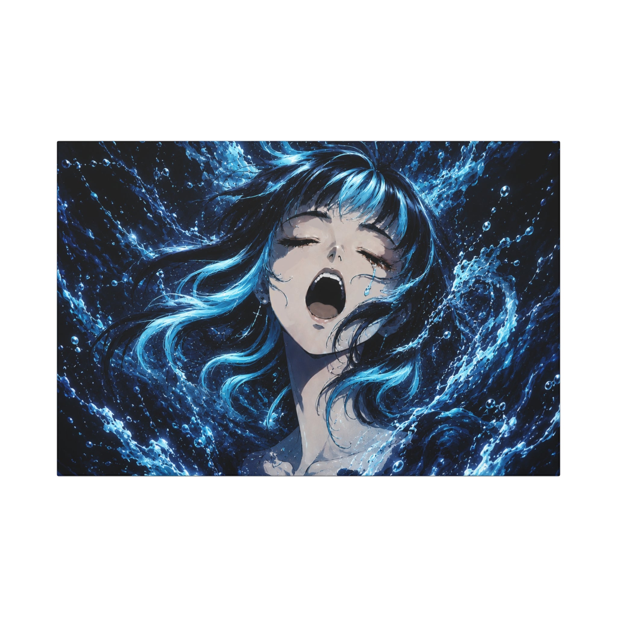 Blue Reverie - Canvas Art Wrap