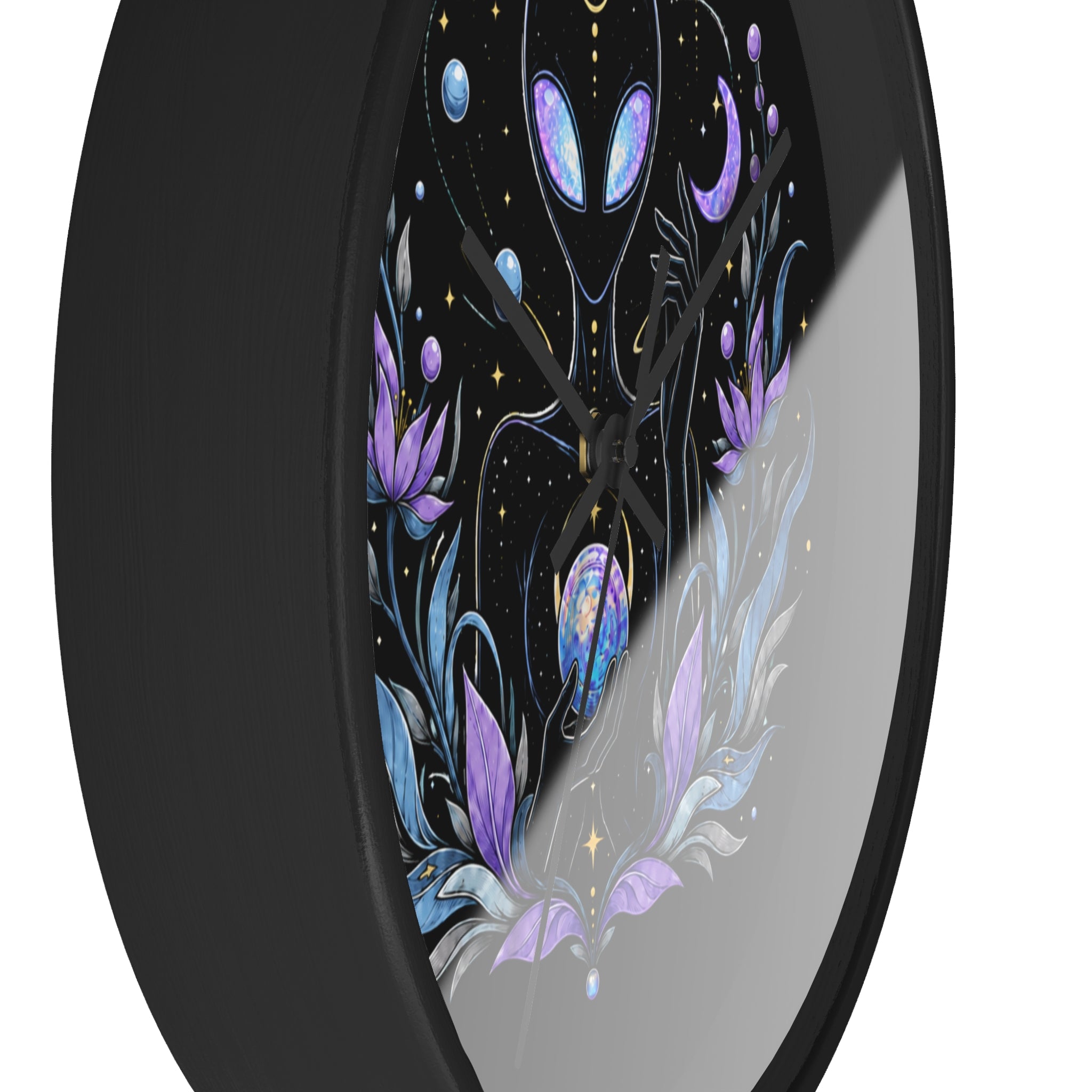 Astral Bloom - Wall Clock