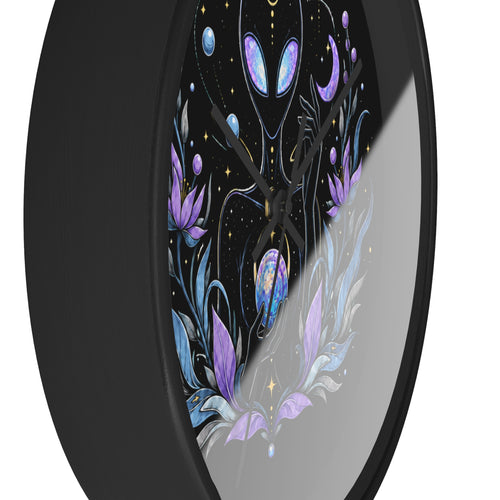 Astral Bloom - Wall Clock