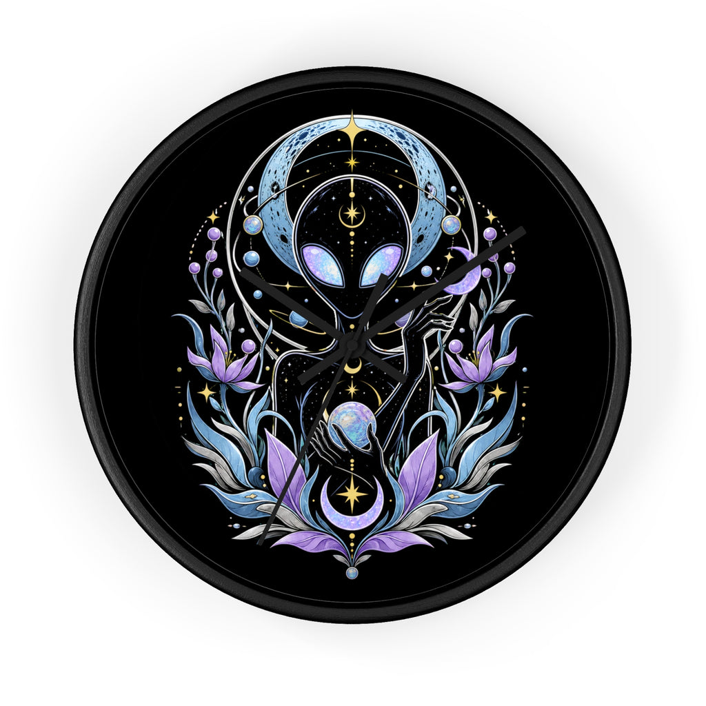 Astral Bloom - Wall Clock