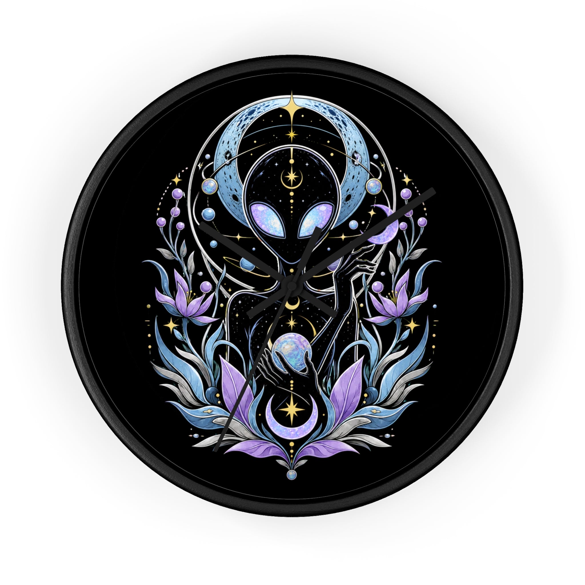 Astral Bloom - Wall Clock