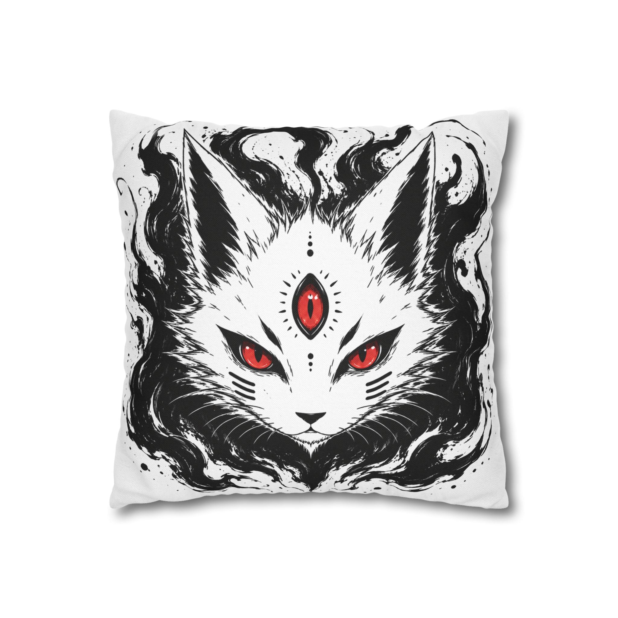 Three Eyed  Fox Demon - Pillow Cover