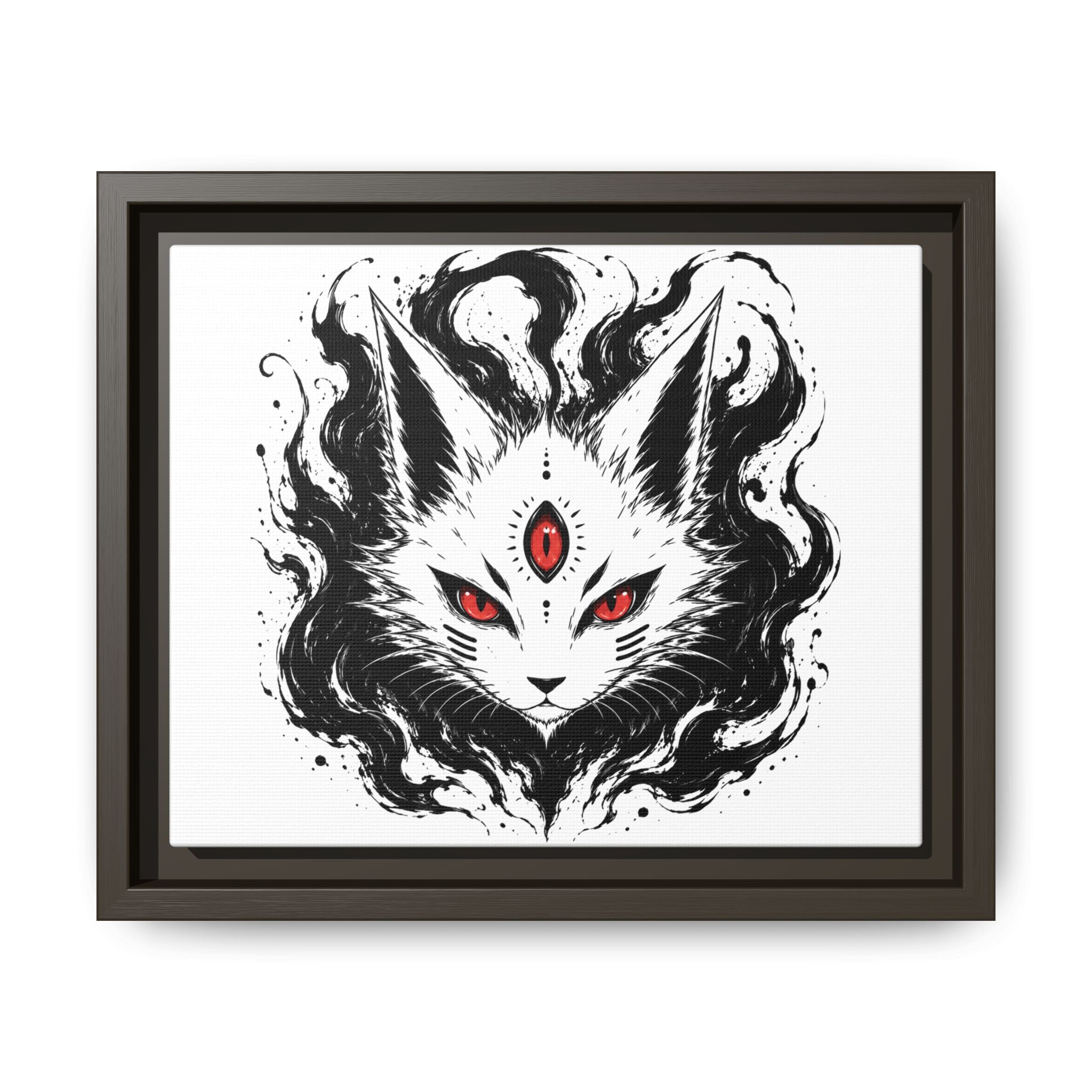 Three Eyed Fox Demon - Canvas
