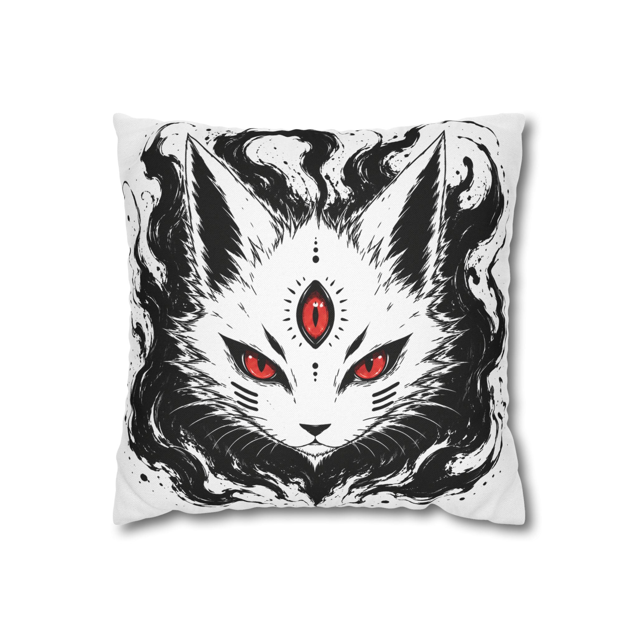 Three Eyed  Fox Demon - Pillow Cover