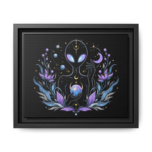 Astral Bloom - Framed Matte Wall Art