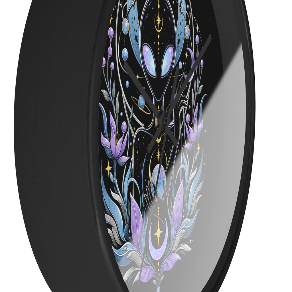 Astral Bloom - Wall Clock