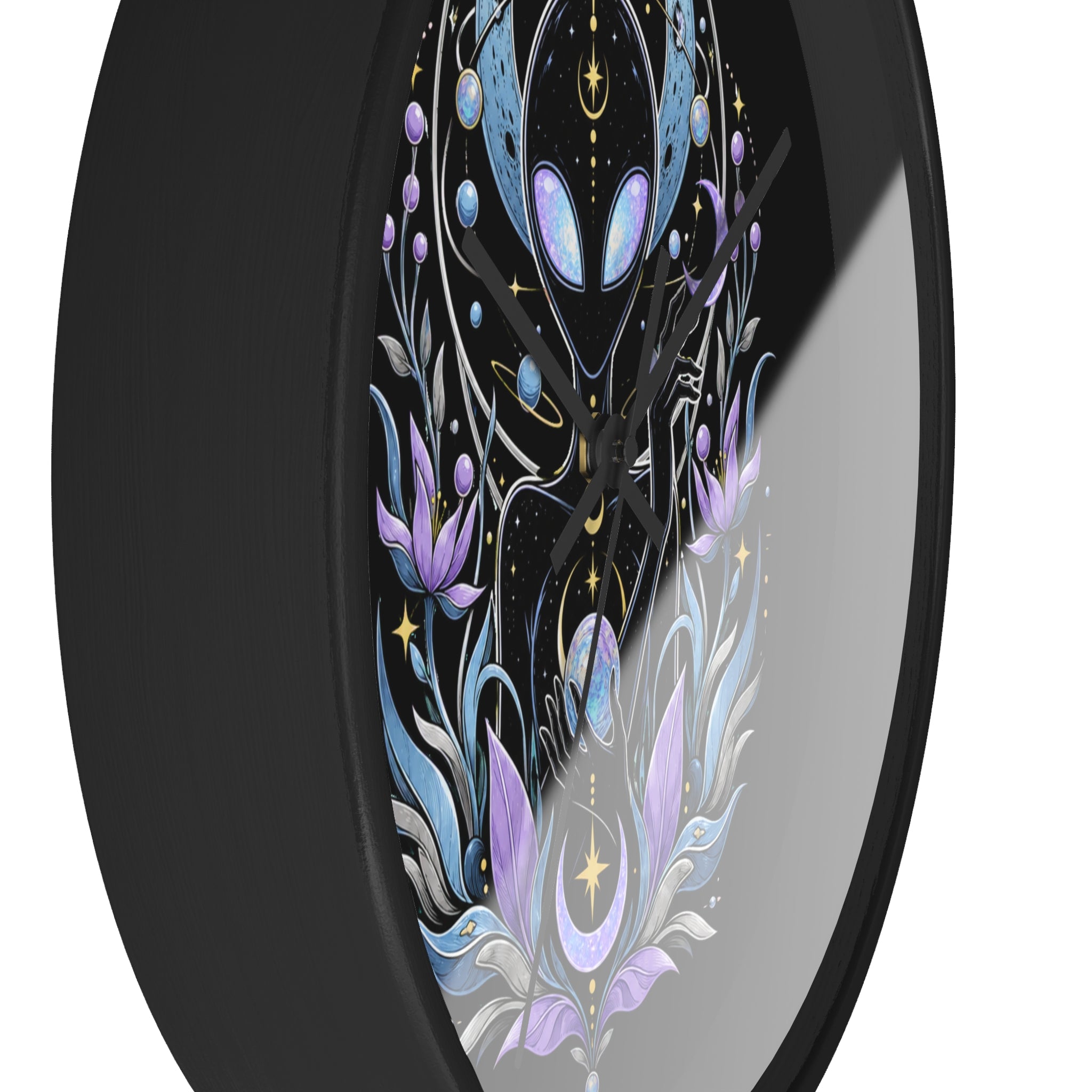 Astral Bloom - Wall Clock