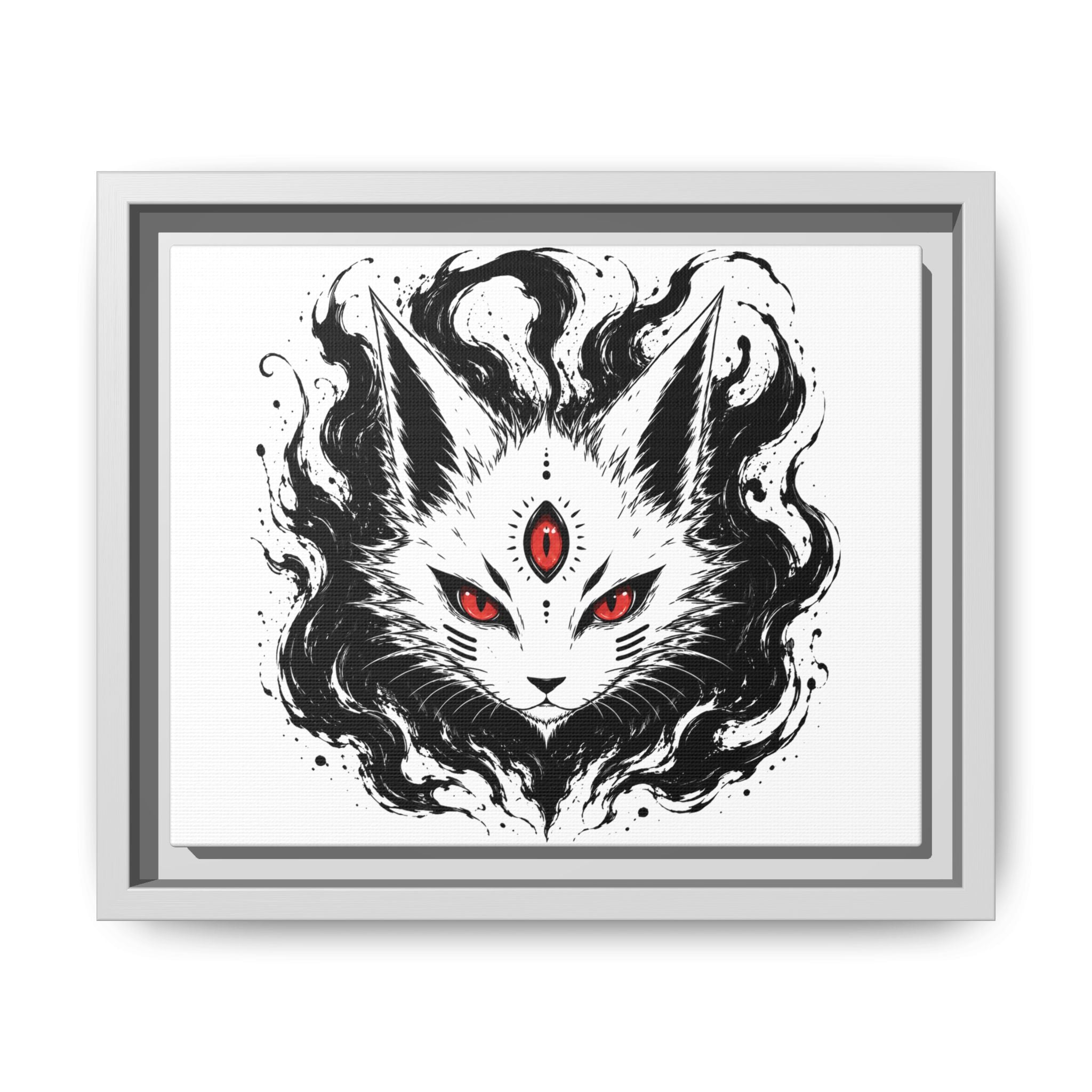 Three Eyed Fox Demon - Canvas